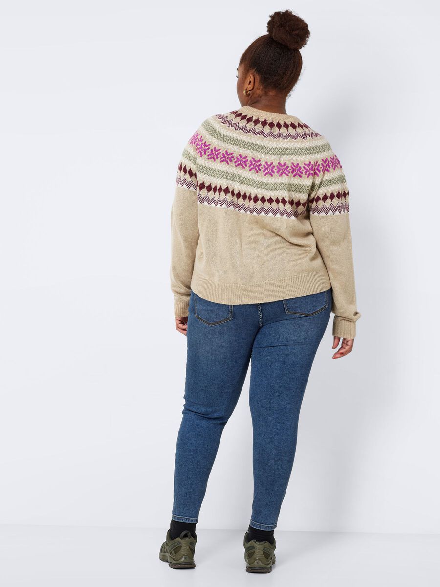 Noisy May CURVE KNITTED PULLOVER