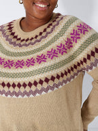 Noisy May CURVE KNITTED PULLOVER