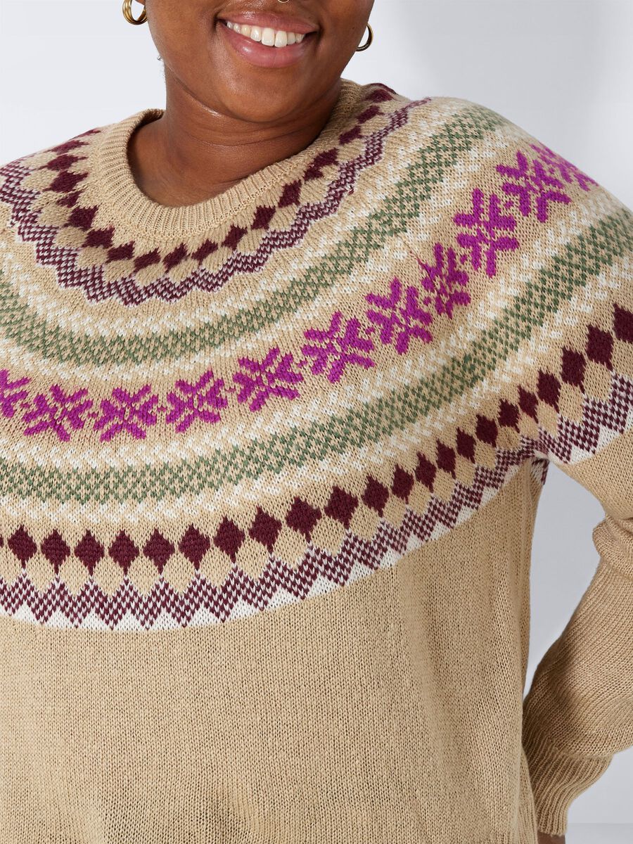 Noisy May CURVE KNITTED PULLOVER