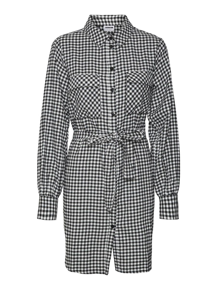 Noisy May CHEQUERED SHIRT DRESS