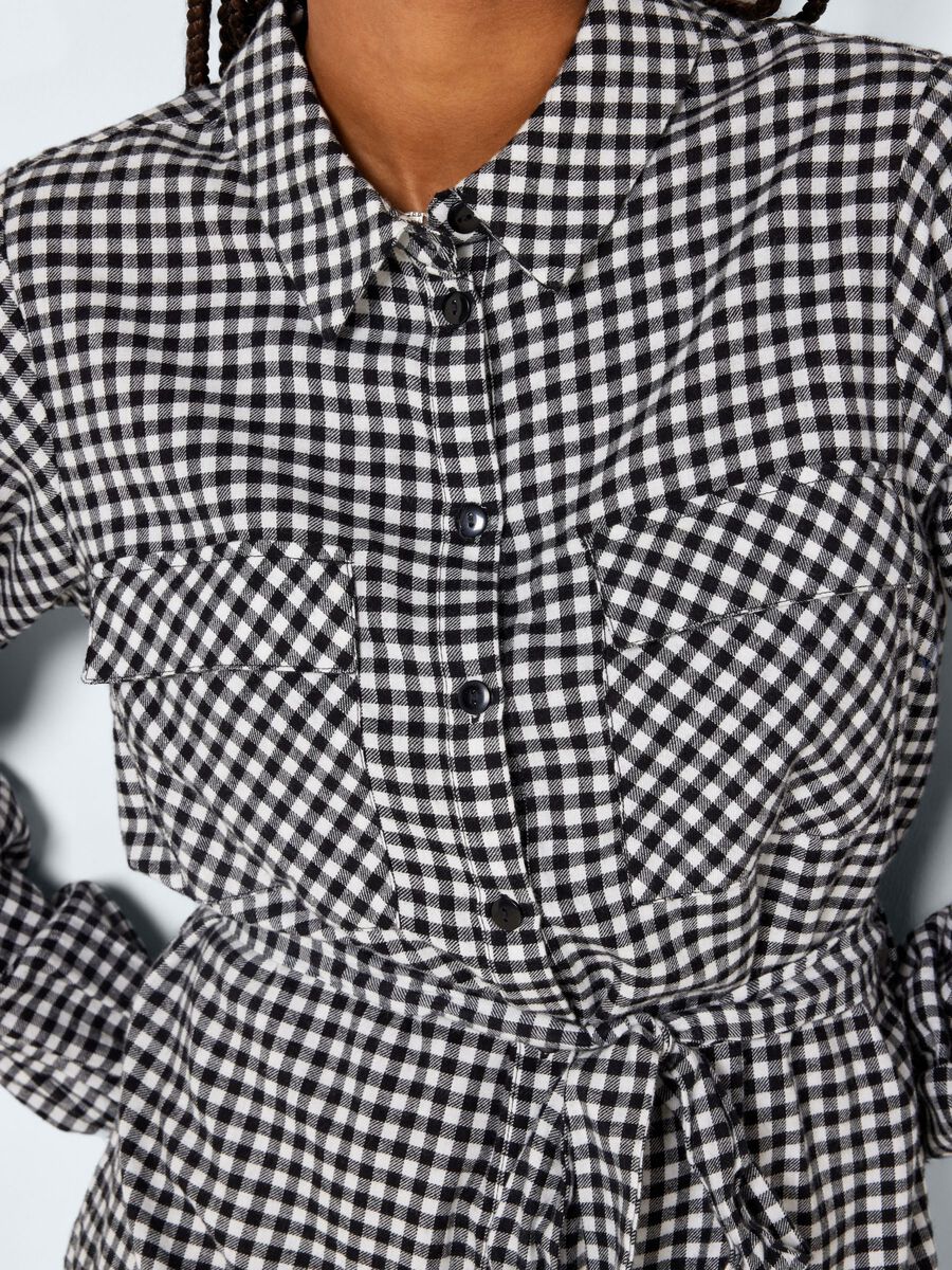 Noisy May CHEQUERED SHIRT DRESS