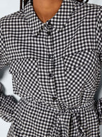 Noisy May CHEQUERED SHIRT DRESS