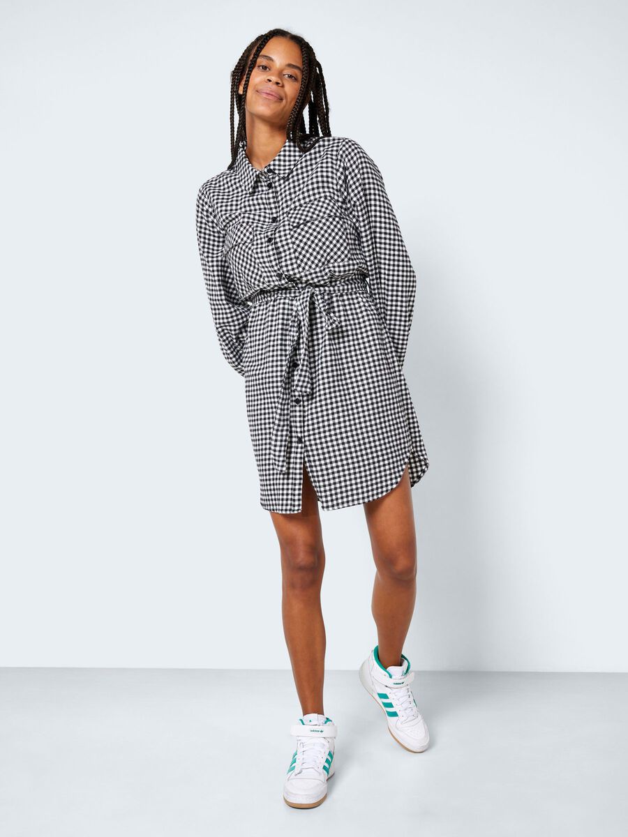 Noisy May CHEQUERED SHIRT DRESS