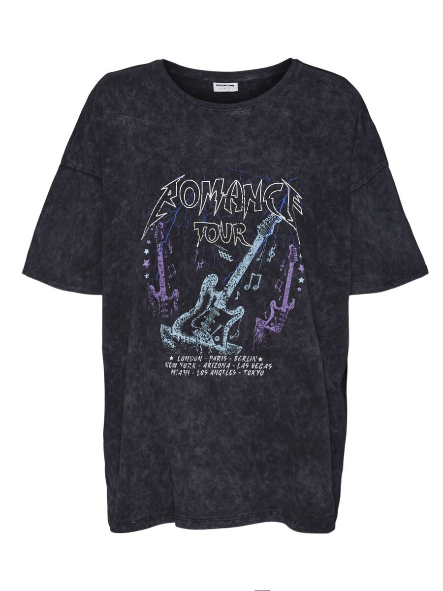 Noisy May CURVE PRINT T-SHIRT