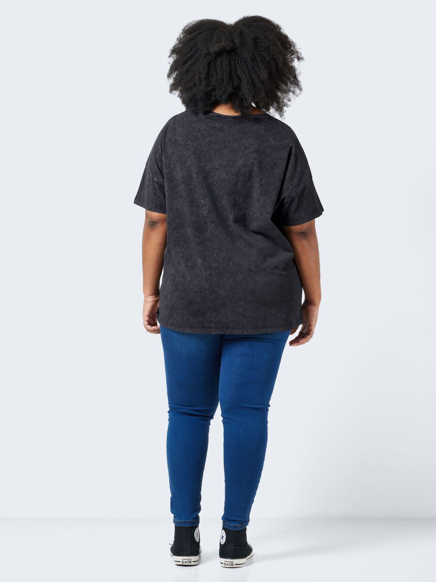 Noisy May CURVE PRINT T-SHIRT