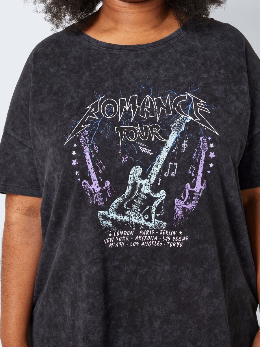 Noisy May CURVE PRINT T-SHIRT