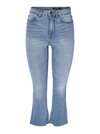 Noisy May NMSALLIE CROPPED FLARED JEANS