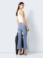 Noisy May NMSALLIE CROPPED FLARED JEANS