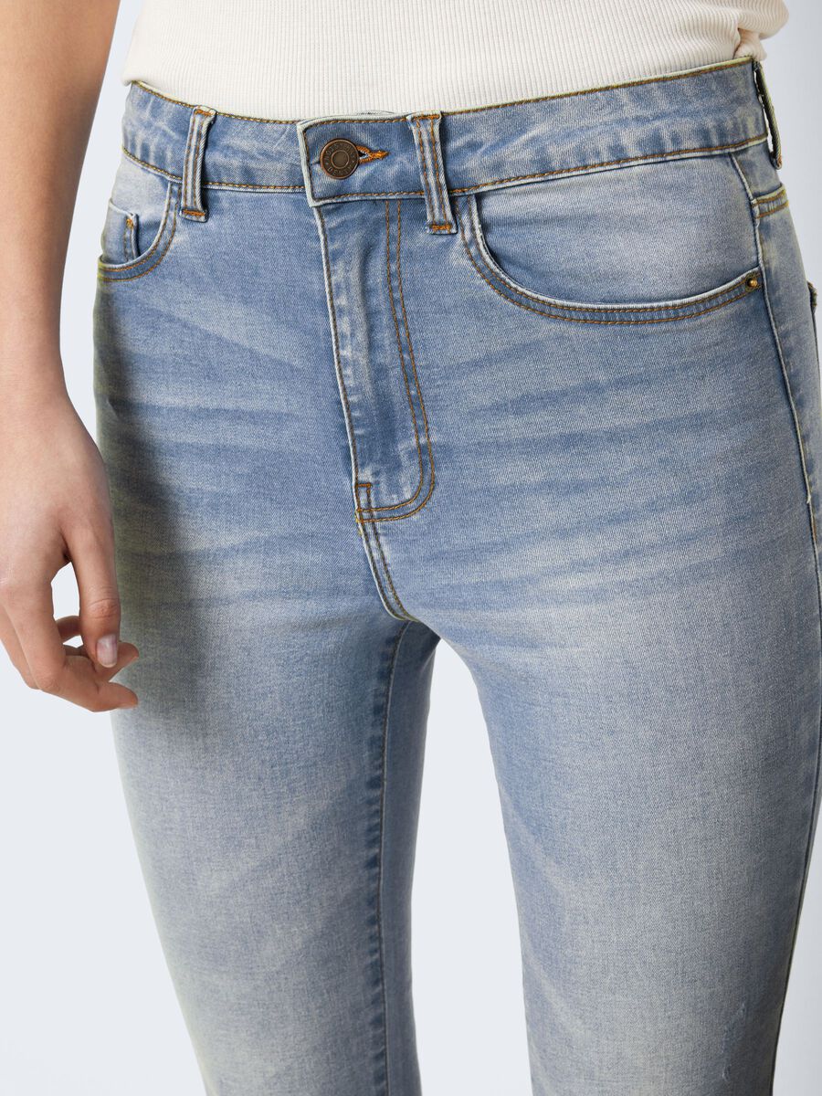 Noisy May NMSALLIE CROPPED FLARED JEANS