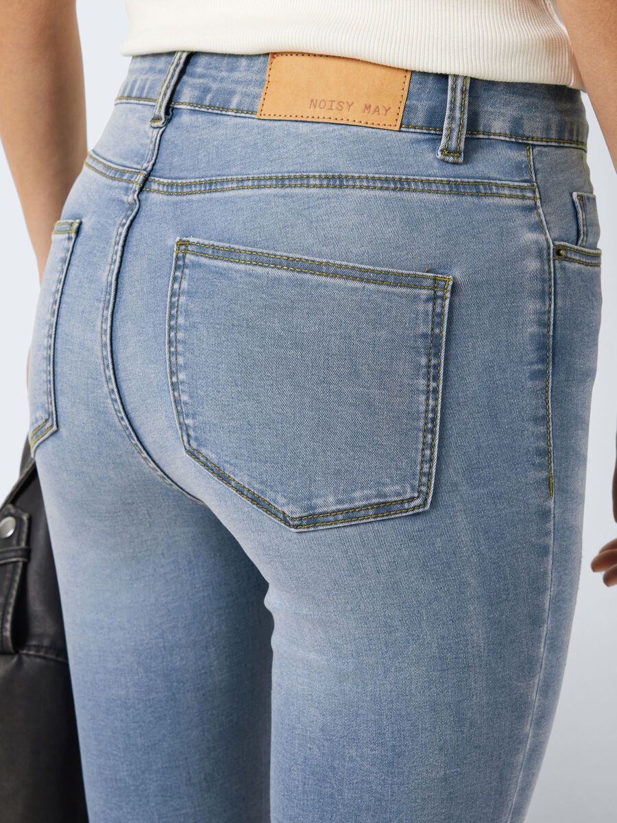 Noisy May NMSALLIE CROPPED FLARED JEANS