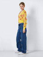 Noisy May MULTI-COLOURED KNITTED CARDIGAN