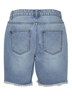 Noisy May NORMAL WAISTED FRILL DENIM SHORTS