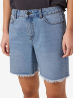 Noisy May NORMAL WAISTED FRILL DENIM SHORTS