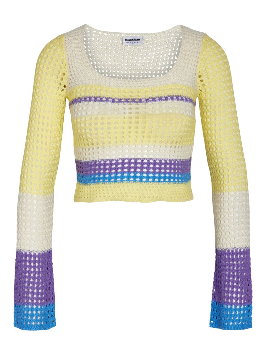 Noisy May CROCHET-LIKE PULLOVER