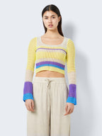 Noisy May CROCHET-LIKE PULLOVER