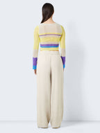 Noisy May CROCHET-LIKE PULLOVER
