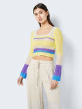 Noisy May CROCHET-LIKE PULLOVER