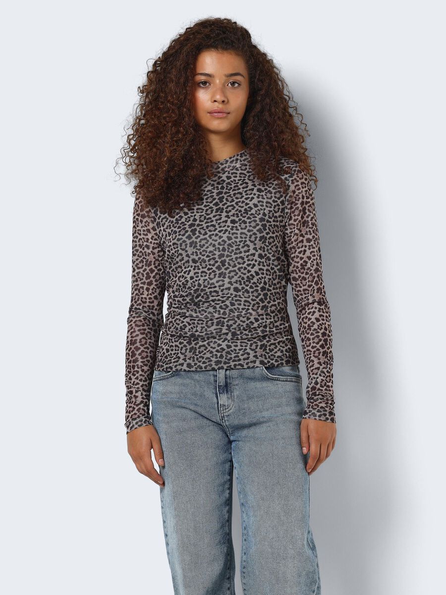 Noisy May HIGH NECK MESH TOP