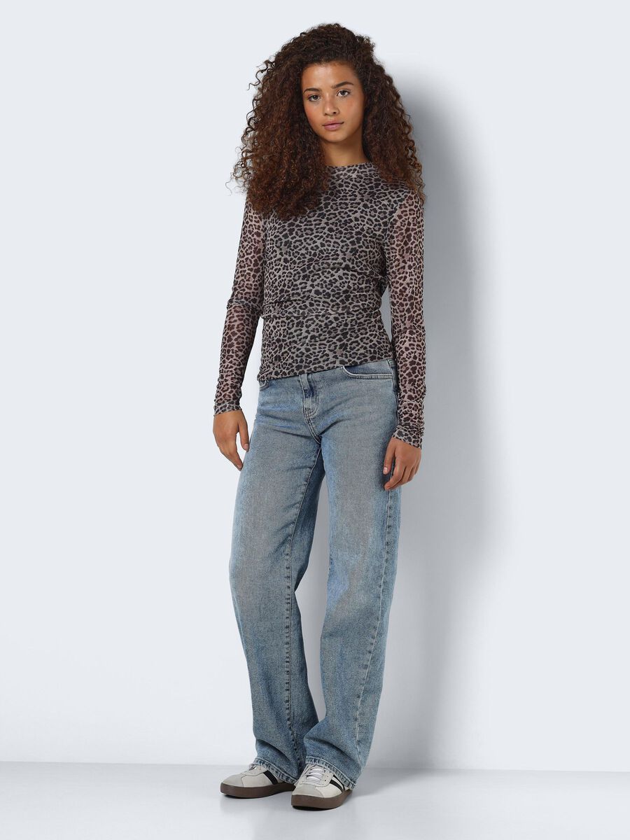 Noisy May HIGH NECK MESH TOP