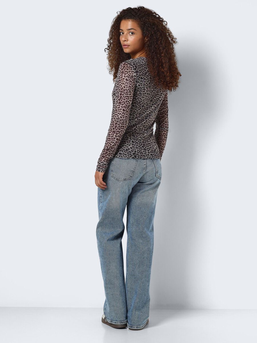 Noisy May HIGH NECK MESH TOP