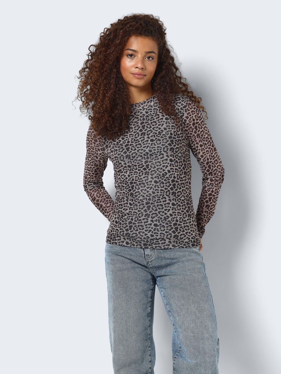 Noisy May HIGH NECK MESH TOP