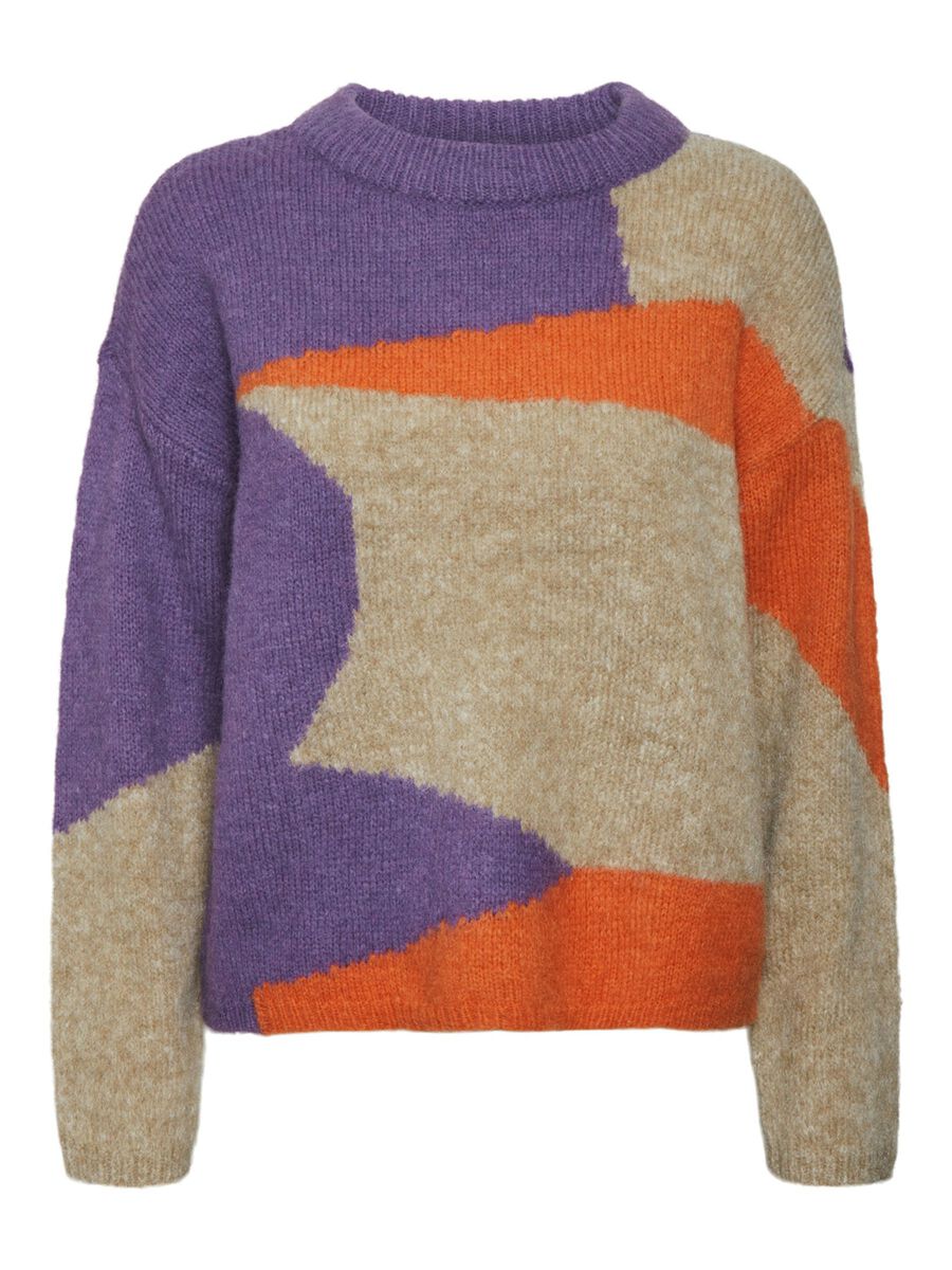 Noisy May MULTI-COLOURED KNITTED PULLOVER