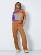 Noisy May MULTI-COLOURED KNITTED PULLOVER