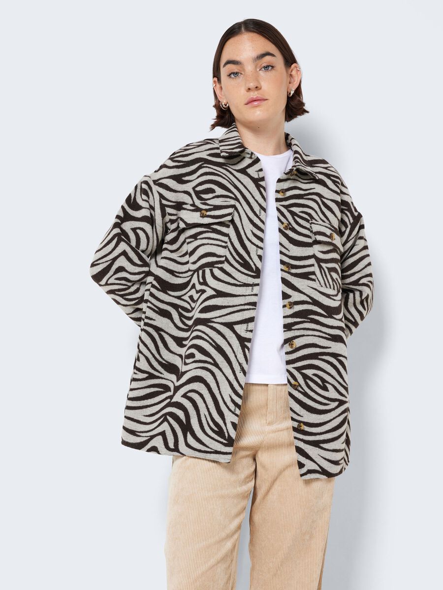 Noisy May LOOSE FIT ZEBRA SHIRT