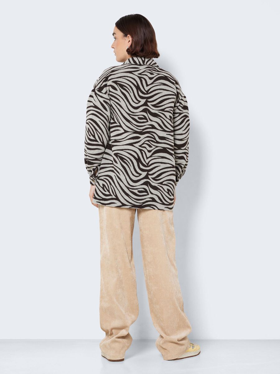 Noisy May LOOSE FIT ZEBRA SHIRT