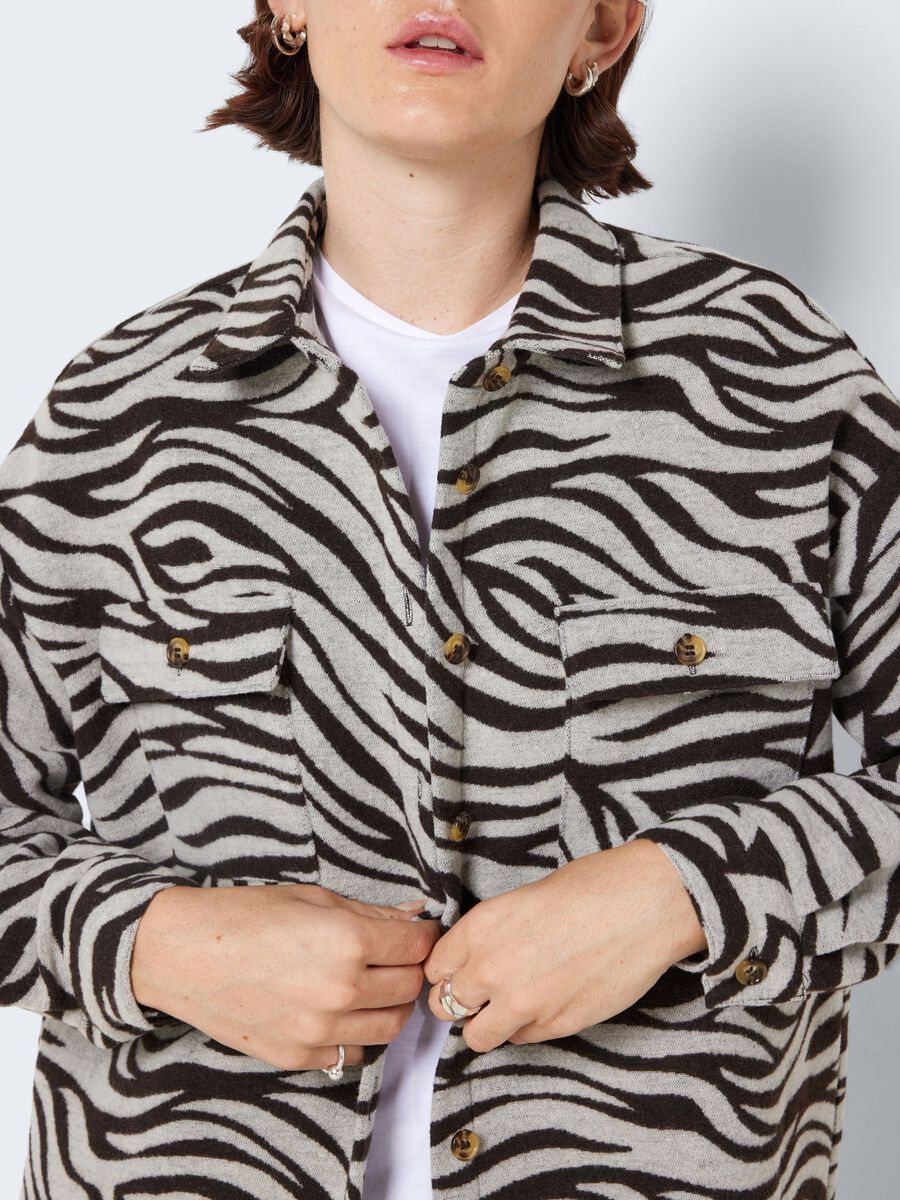 Noisy May LOOSE FIT ZEBRA SHIRT