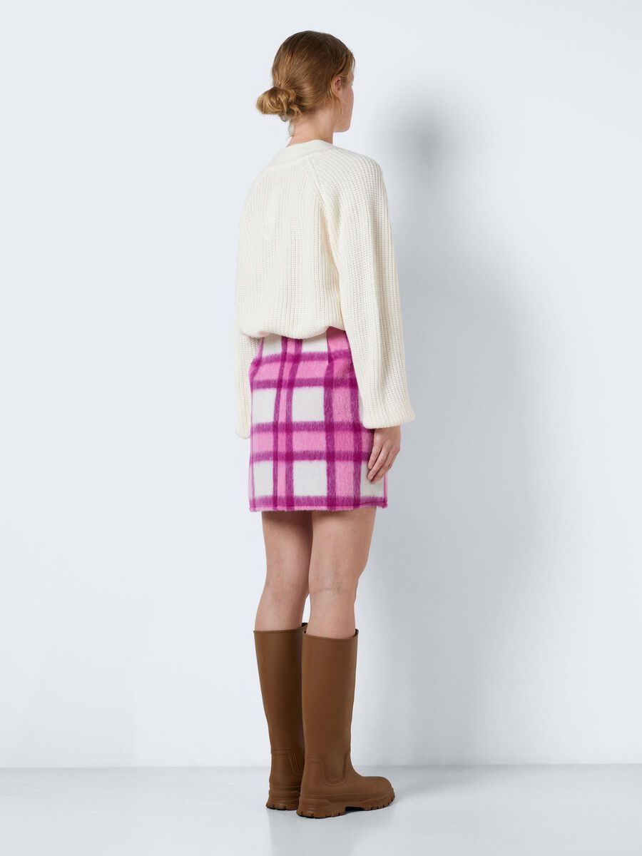 Noisy May CHEQUERED MINI SKIRT