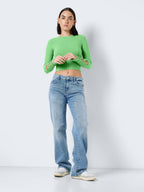 Noisy May LONG SLEEVED CUT-OUT TOP