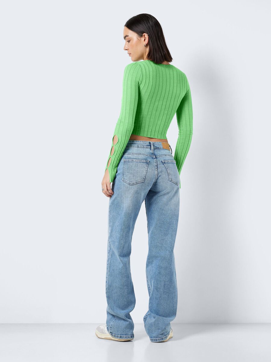 Noisy May LONG SLEEVED CUT-OUT TOP