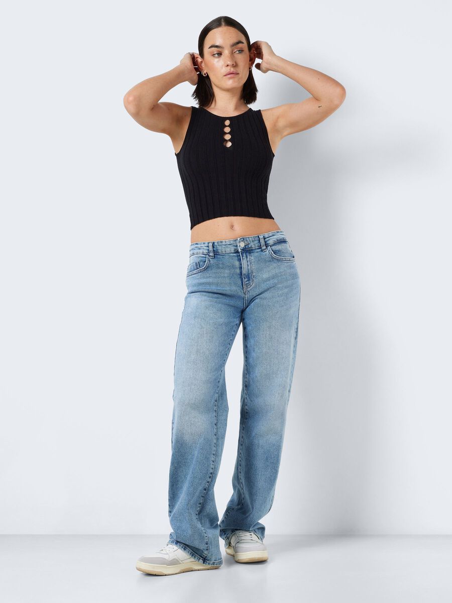 Noisy May SLEEVELESS CUT-OUT TOP