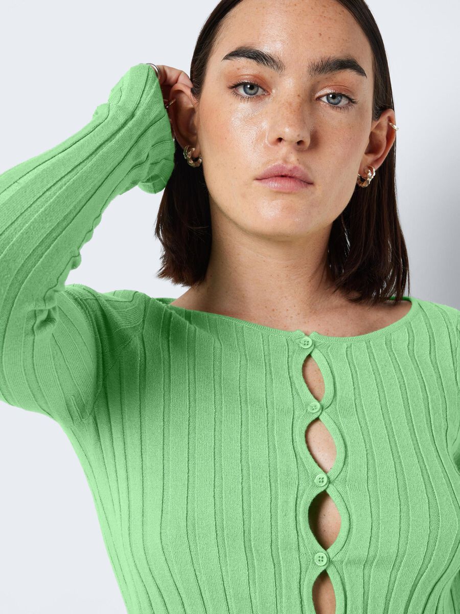 Noisy May KNITTED CUT-OUT CARDIGAN