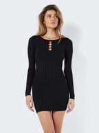 Noisy May CUT-OUT KNITTED DRESS