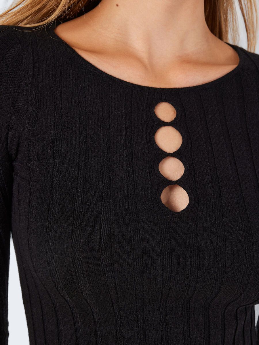 Noisy May CUT-OUT KNITTED DRESS