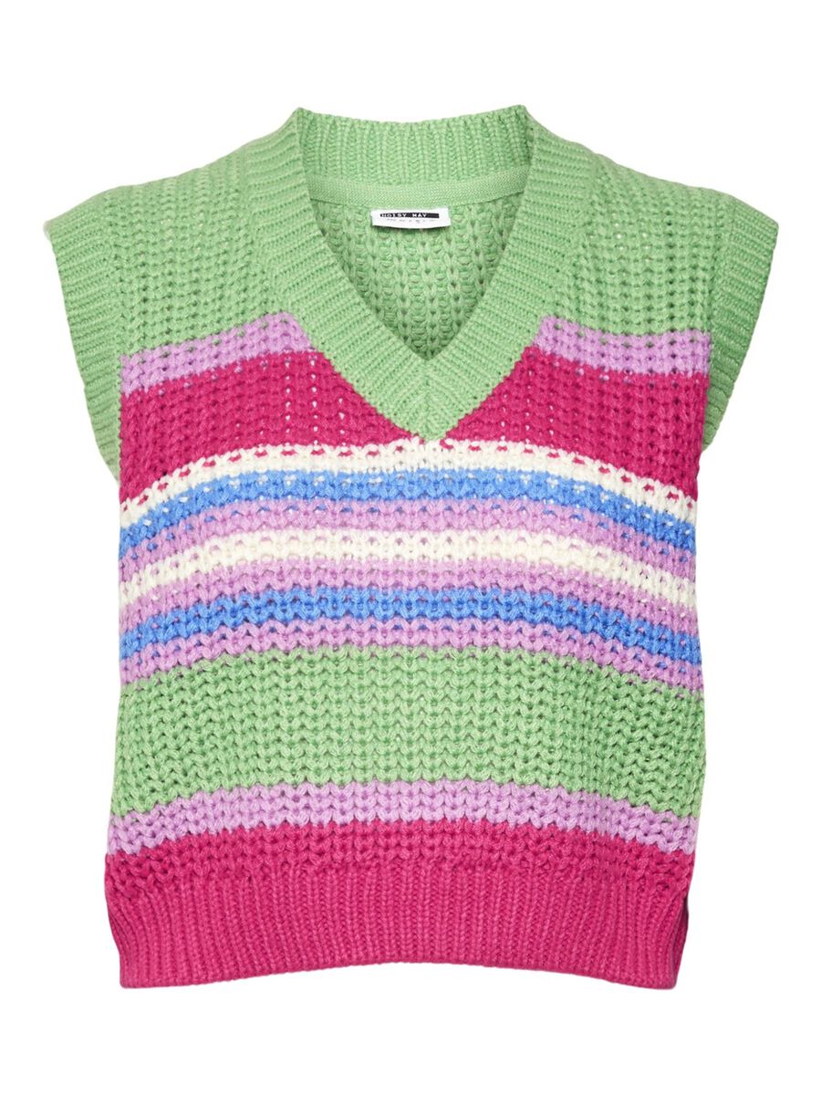 Noisy May MULTI-COLOURED KNITTED TOP