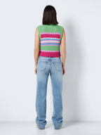 Noisy May MULTI-COLOURED KNITTED TOP