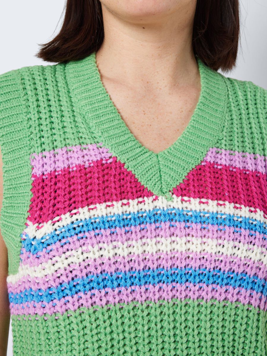 Noisy May MULTI-COLOURED KNITTED TOP