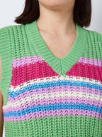 Noisy May MULTI-COLOURED KNITTED TOP
