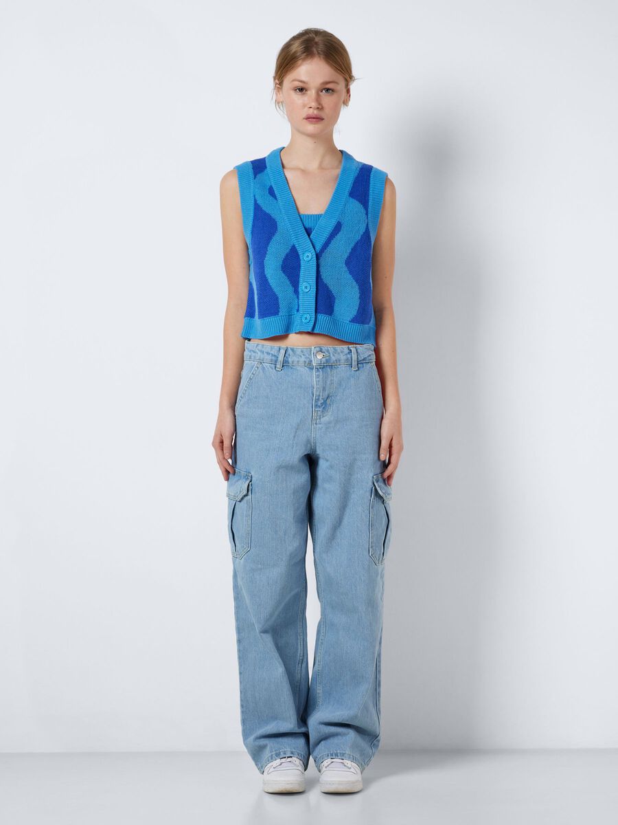 Noisy May SLEEVELESS KNITTED CARDIGAN