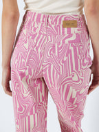 Noisy May NMDREW PRINTET HIGH WAISTED JEANS
