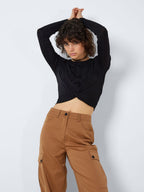 Noisy May LONG SLEEVED KNOT DETAIL TOP