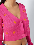 Noisy May EMBROIDERED CARDIGAN