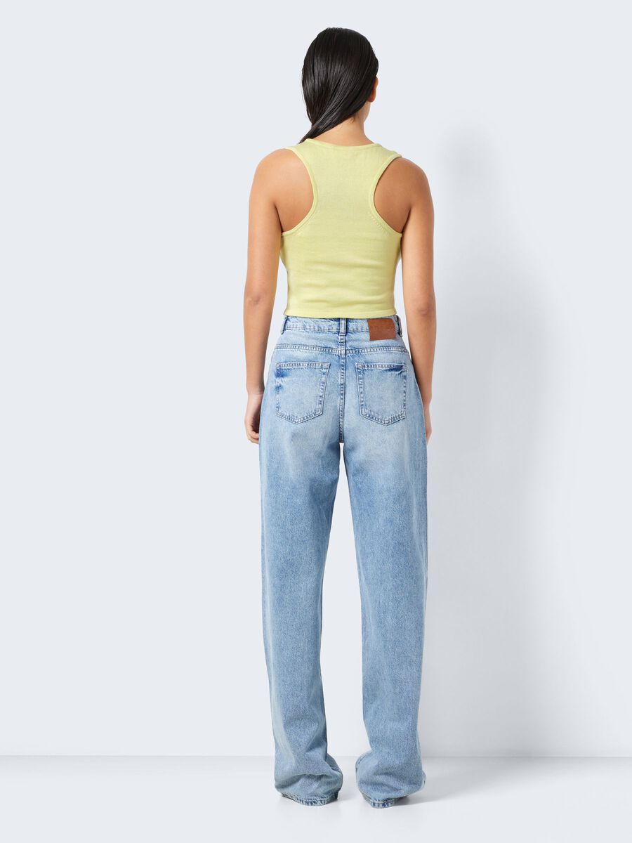 Noisy May EMBROIDERED KNITTED TOP