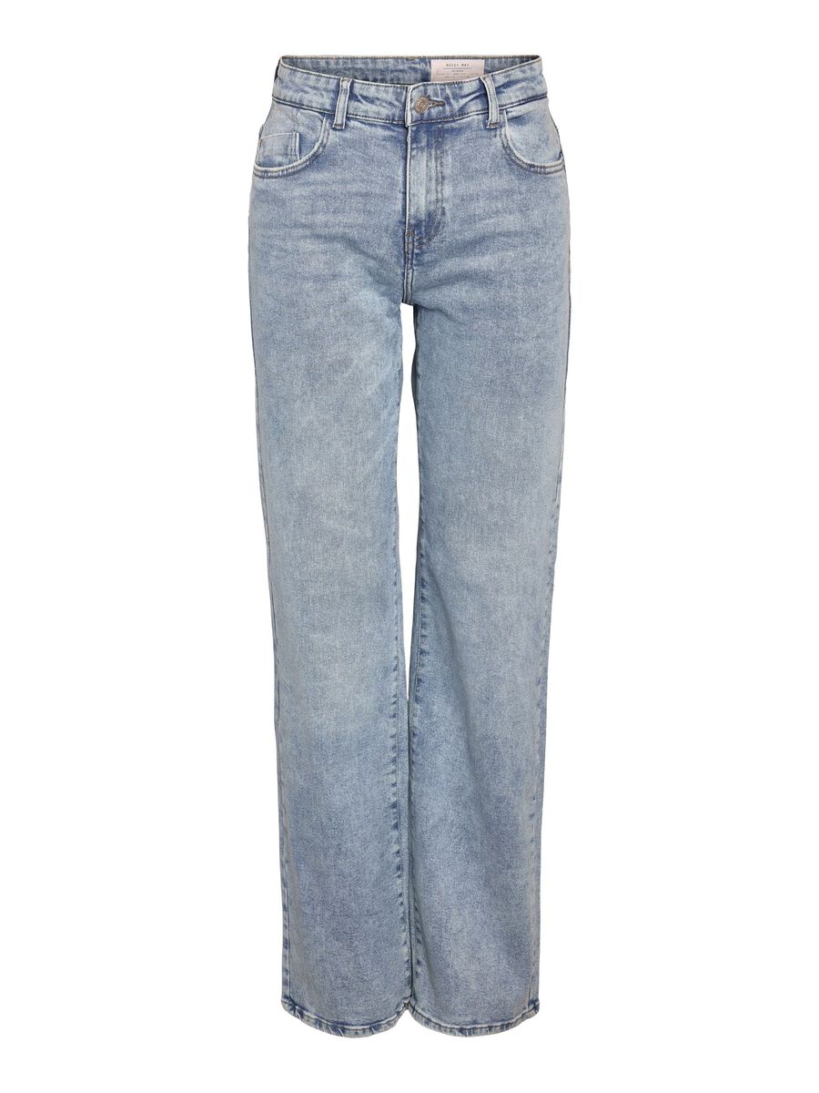 Noisy May NMYOLANDA NORMAL WAISTED WIDE LEG JEANS