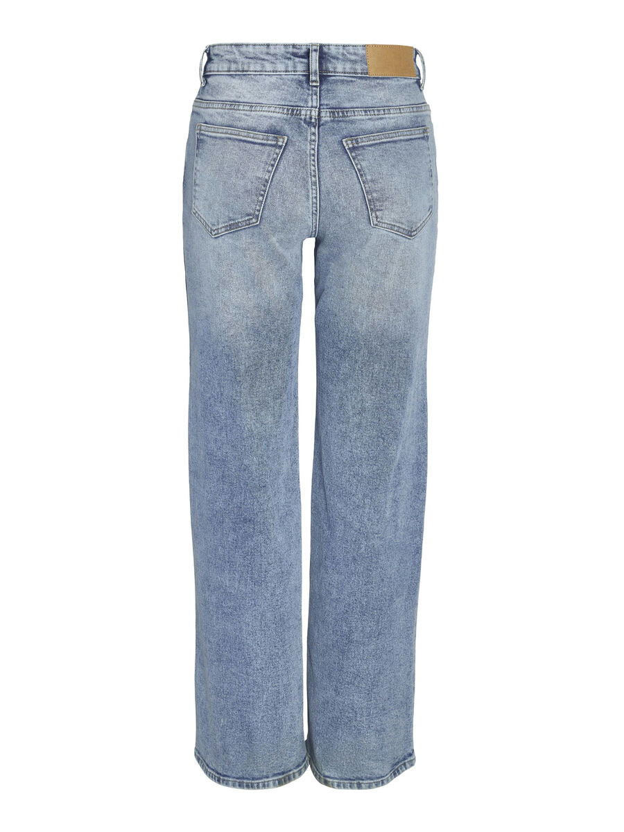 Noisy May NMYOLANDA NORMAL WAISTED WIDE LEG JEANS