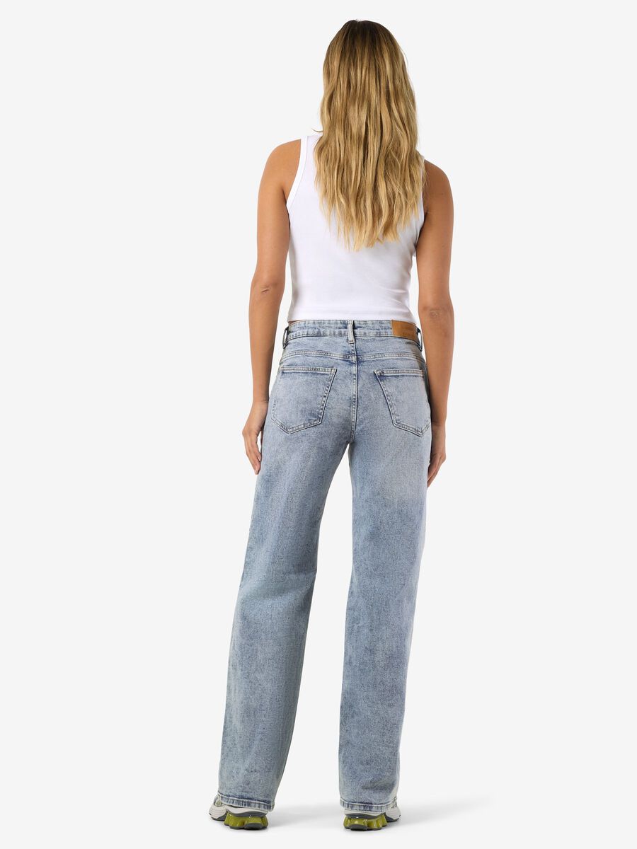 Noisy May NMYOLANDA NORMAL WAISTED WIDE LEG JEANS