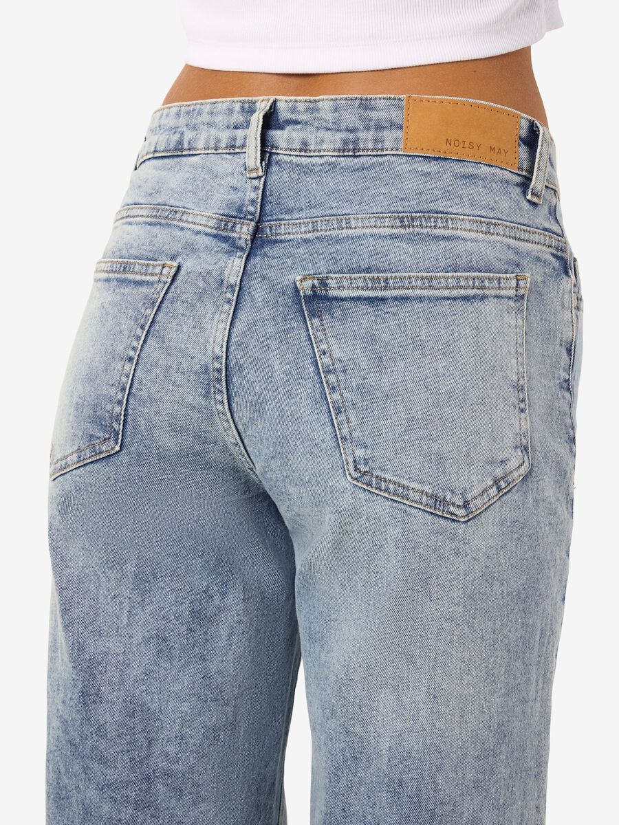 Noisy May NMYOLANDA NORMAL WAISTED WIDE LEG JEANS
